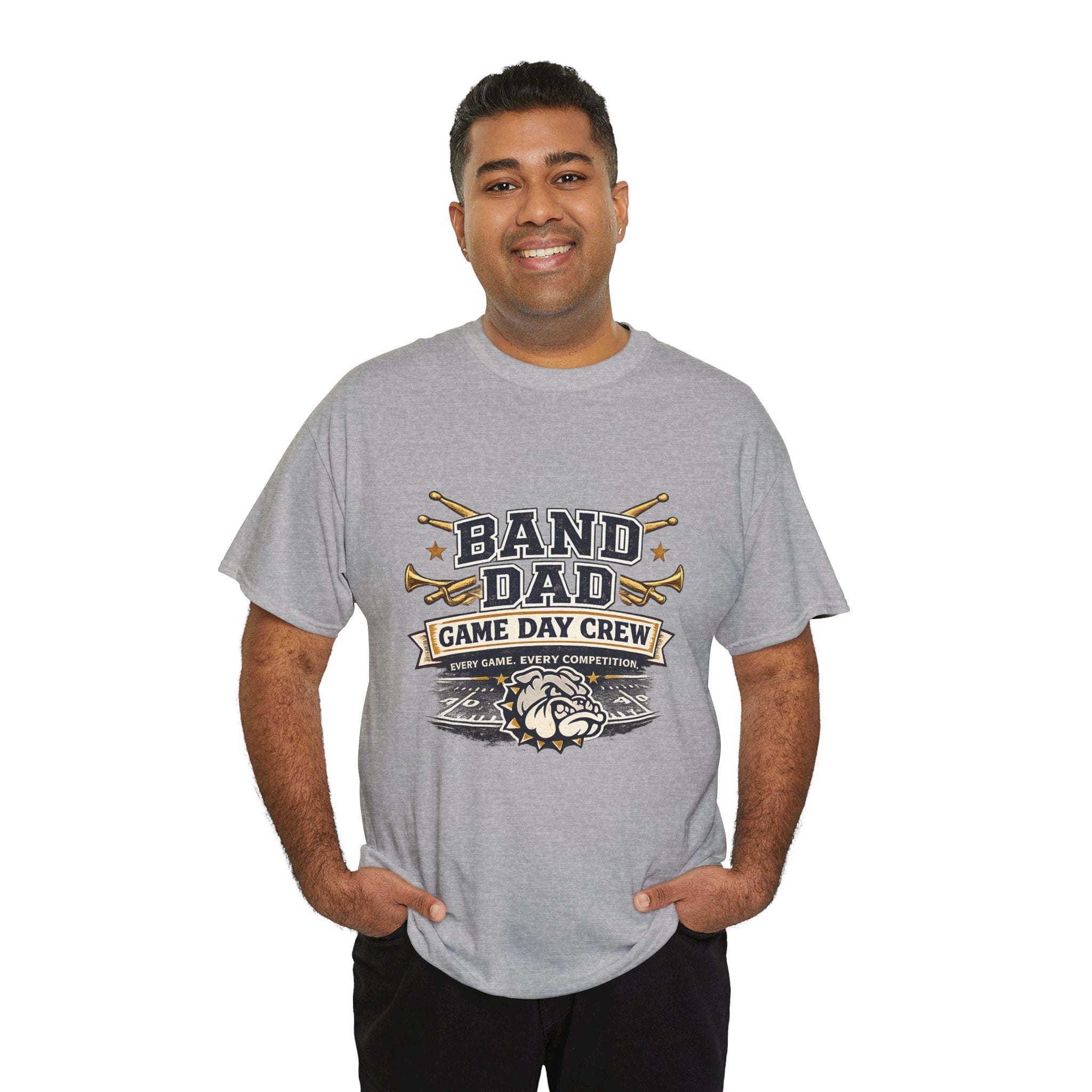 Band Dad T-Shirt – "Game Day Crew" Marching Band Support Tee