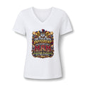 Soft V‑Neck Tee — "The Field Hits Different" Mom Baseball T‑Shirt