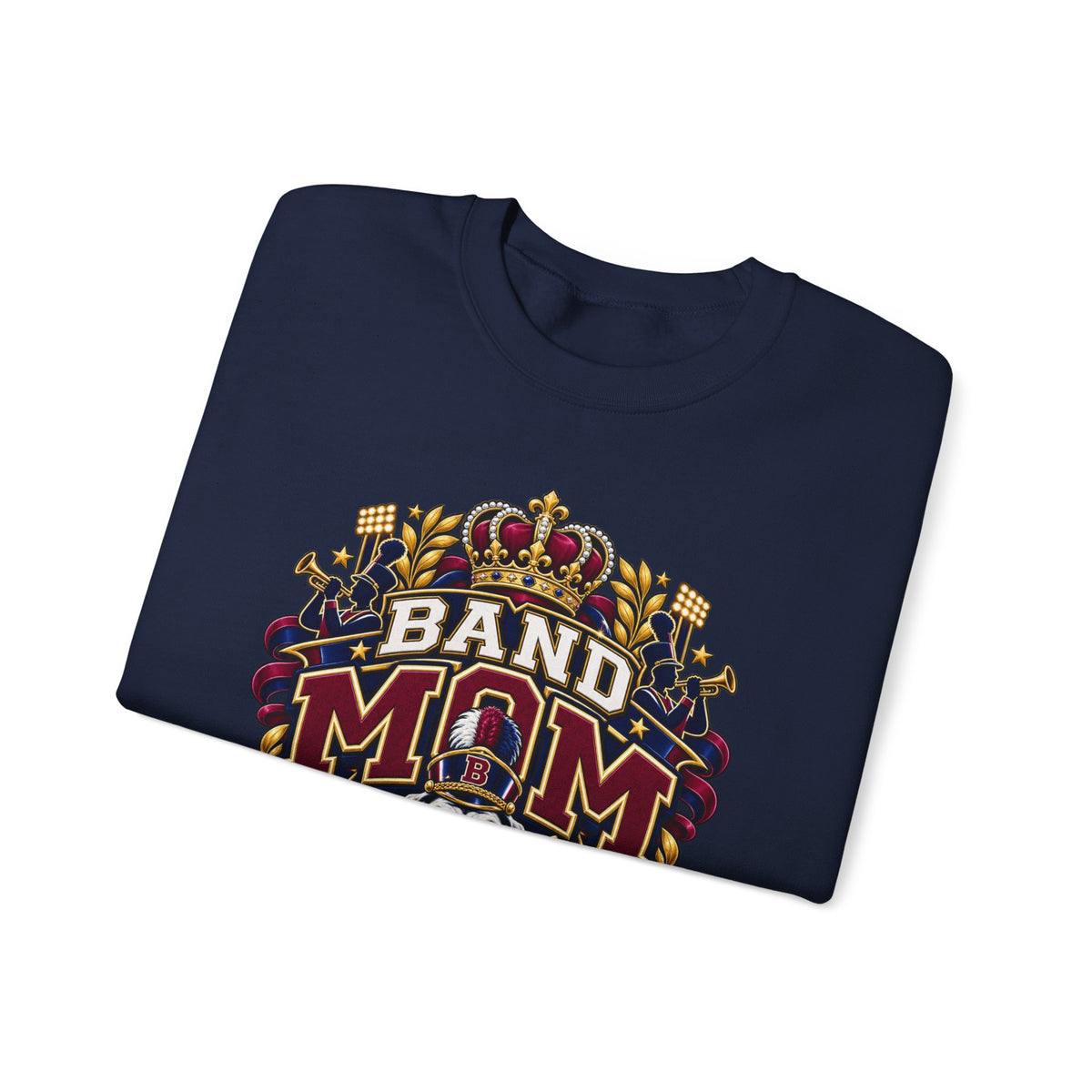 Band Mom Crewneck Sweatshirt – Regal Bulldog Marching Band Design