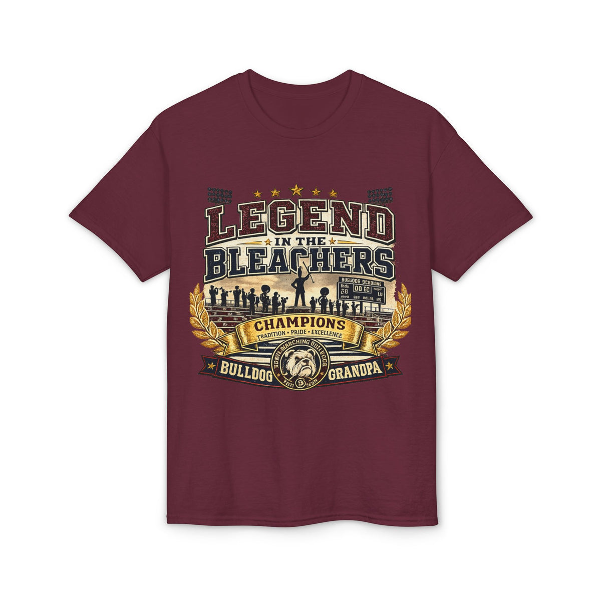 'Bulldog Grandpa' Champions Fan Tee