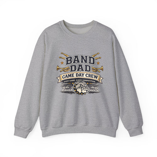 Band Dad Crewneck Sweatshirt — Game Day Crew Marching Band Dad Pullover