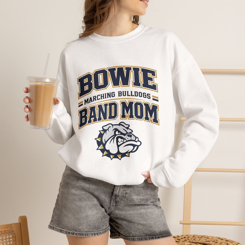 Bowie Bulldogs Mom Crew Neck Sweatshirt