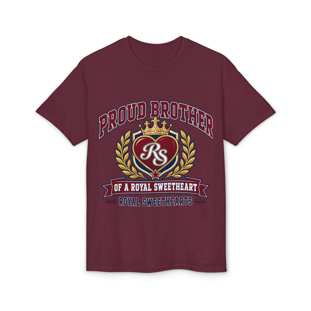 Proud Brother T-Shirt – "Proud Brother of a Royal Sweetheart" Crest Tee