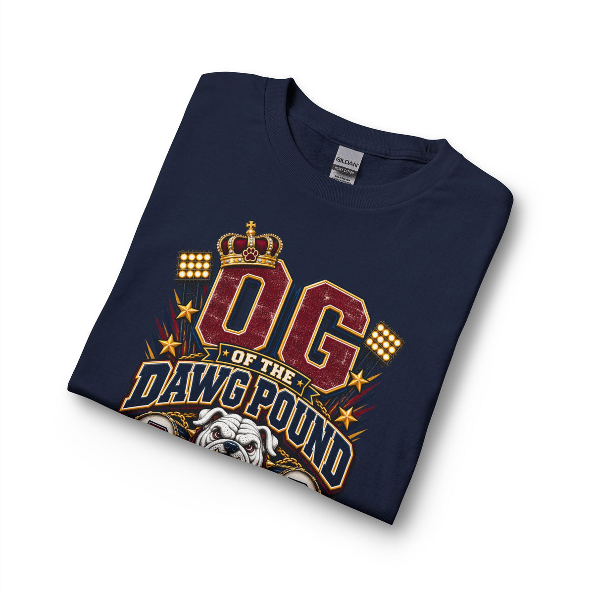 OG of the Dawg Pound Long Sleeve Tee — Dumline Grandma Bulldog Football Fan Shirt