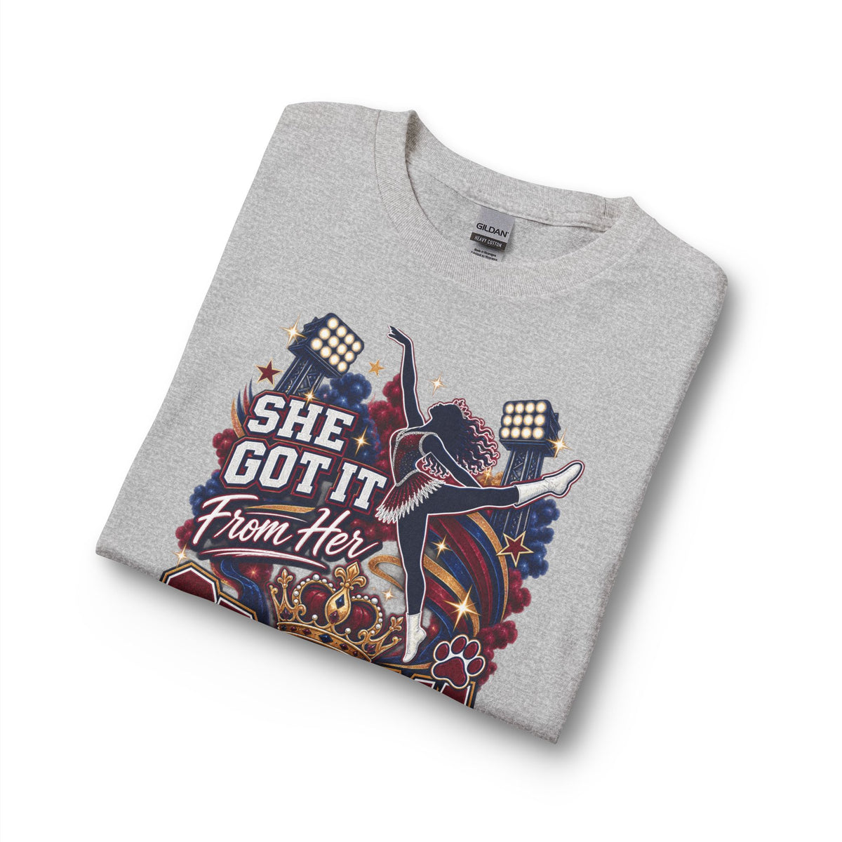 Grandma Royal Sweethearts Long Sleeve Tee — "She Got It From Her Grandma" Graphic
