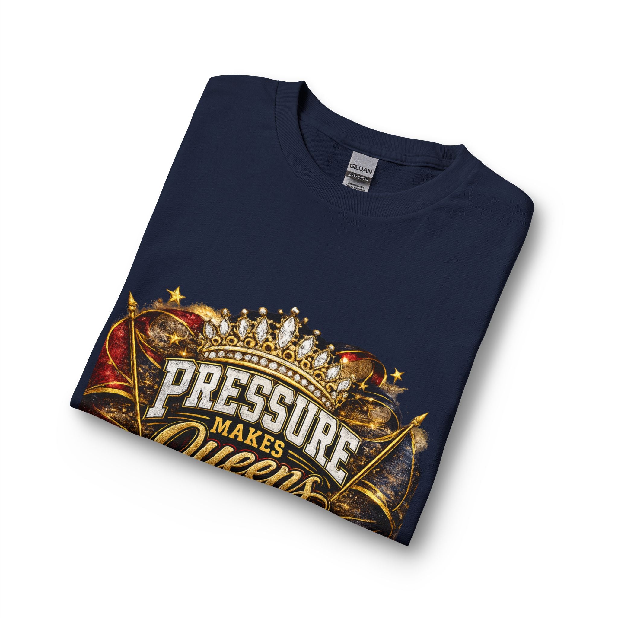 Pressure Makes Queens Long Sleeve Shirt — Empowerment Graphic Tee