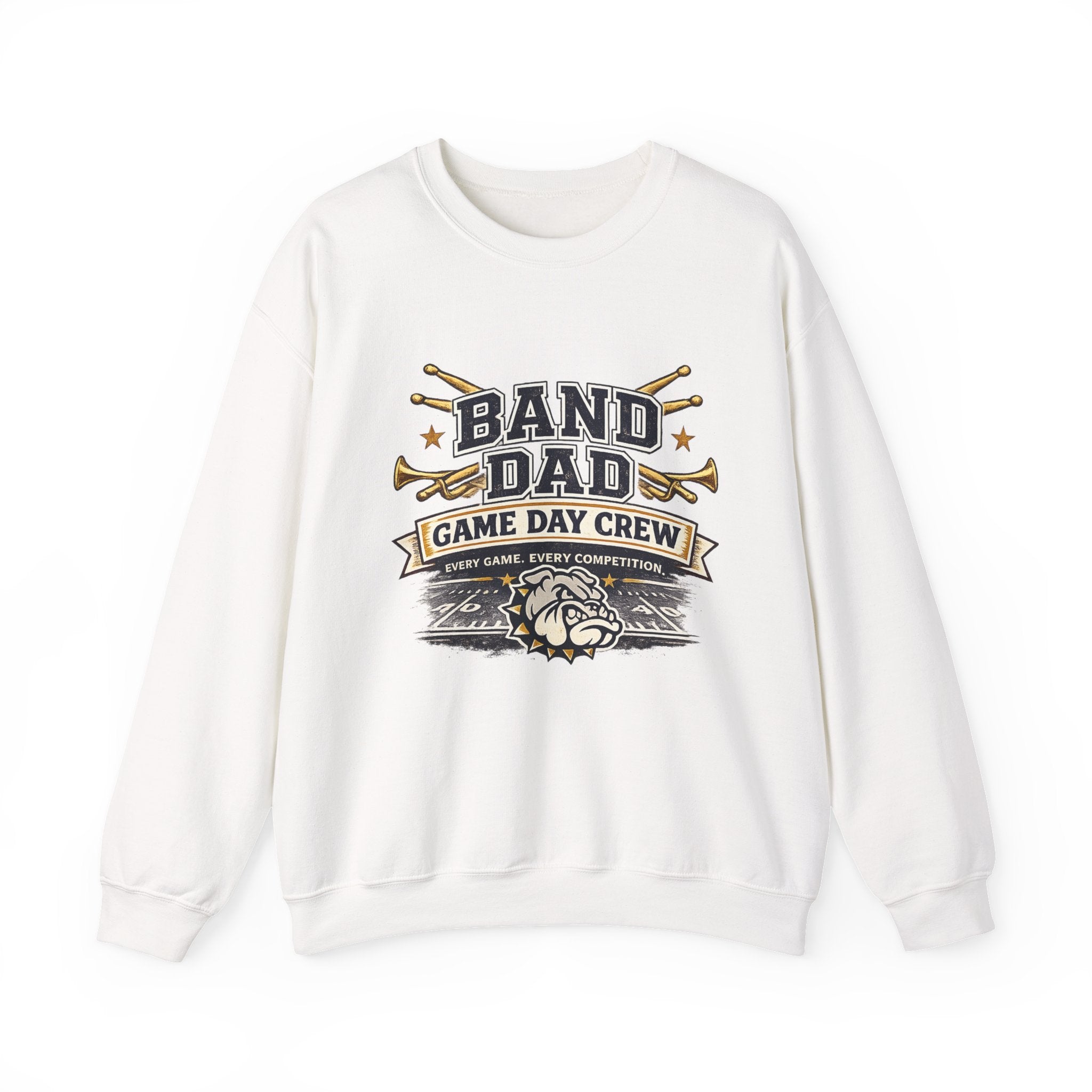 Band Dad Crewneck Sweatshirt — Game Day Crew Marching Band Dad Pullover
