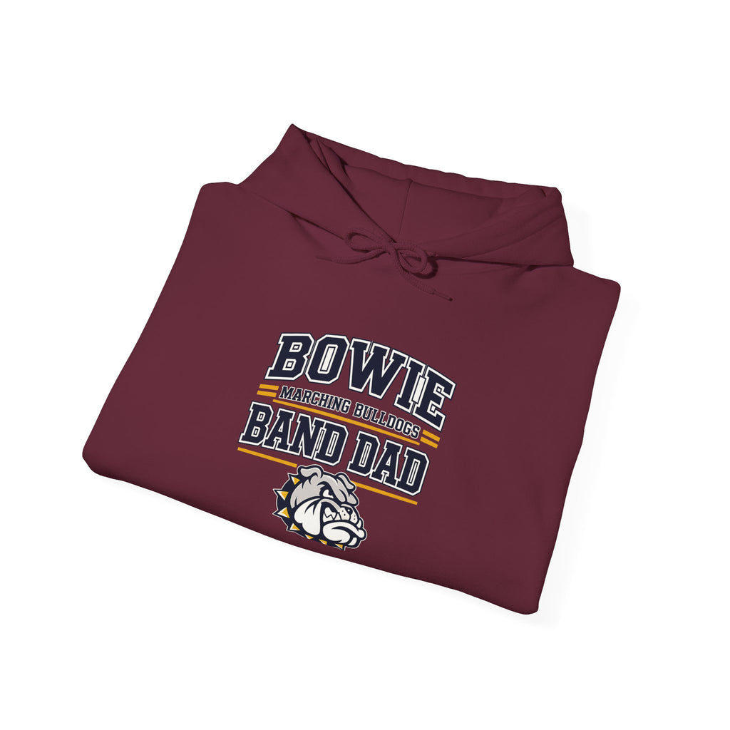 Bowie Marching Bulldogs “Band Dad” Hoodie — School Spirit Sweatshirt