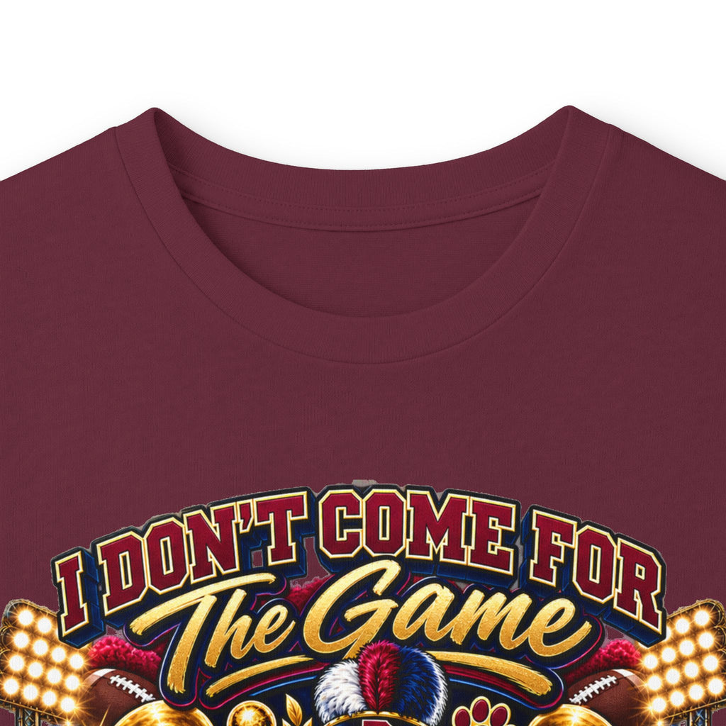 Halftime Marching Band Long Sleeve Tee - 'I Don't Come For The Game, I Come For Halftime'