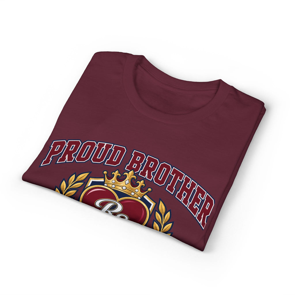 Proud Brother T-Shirt – "Proud Brother of a Royal Sweetheart" Crest Tee