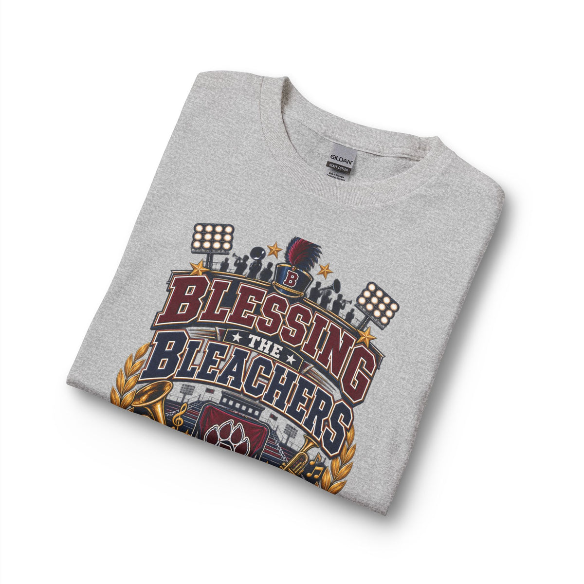 Blessing the Stands Long Sleeve T‑Shirt — 'One Performance At A Time' Band Grandpa Tee