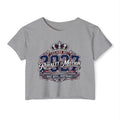 Festival Crop Top — "Class of 2027 Royalty in Motion" Graphic Crop Tee