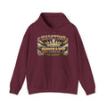 Halftime Royalty Hoodie — Vintage Crown & Stadium Graphic Sweatshirt