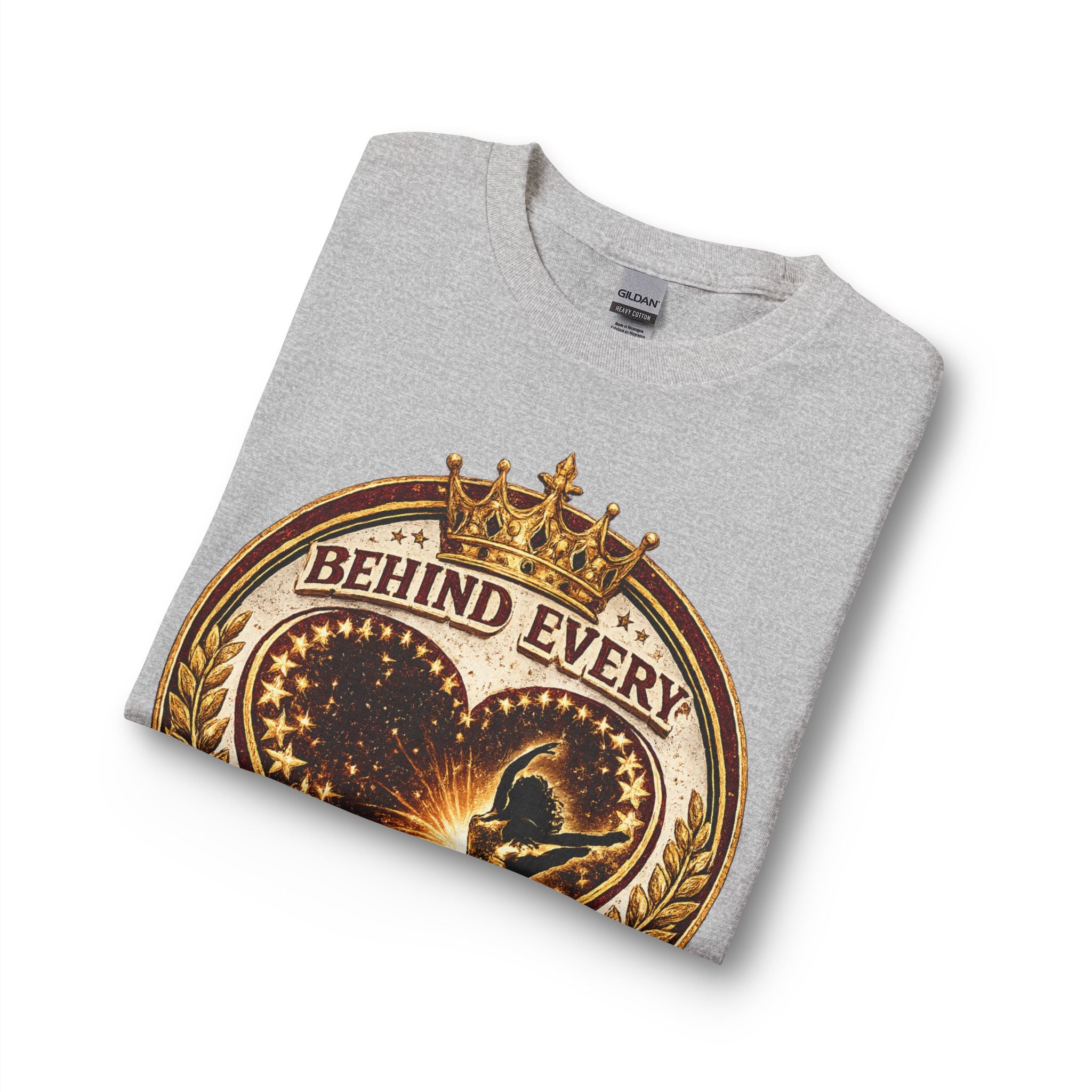 Royal Sweetheart Mom Long Sleeve Tee — "Behind Every Royal Sweetheart is a Royal Mom"