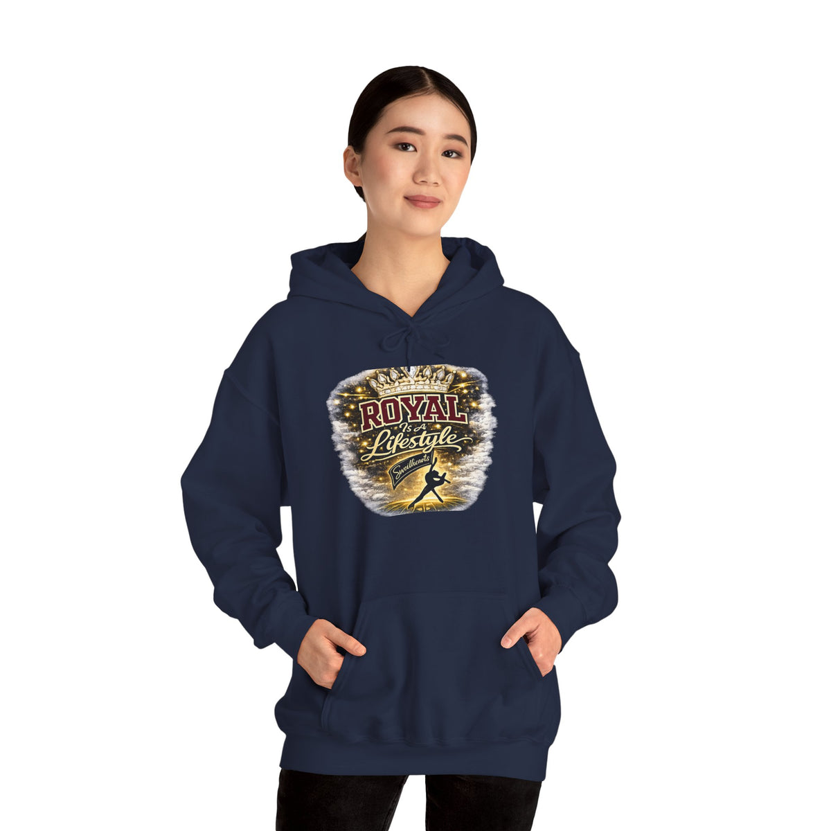 Royal Lifestyle Hoodie - Crown Graphic Pullover for Regal Streetwear
