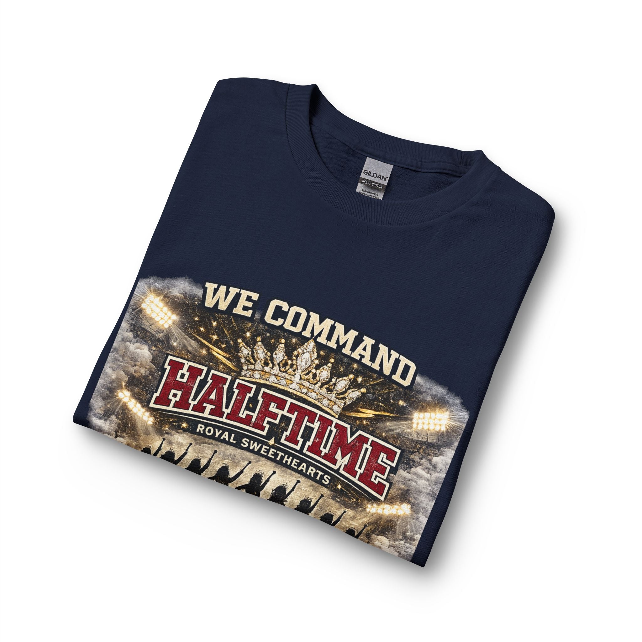 Halftime Dance Crew Long Sleeve Shirt — “We Command Halftime” Football Game Tee