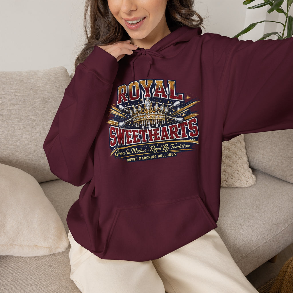Royal Sweethearts Hoodie — Vintage Rock Band Graphic Pullover