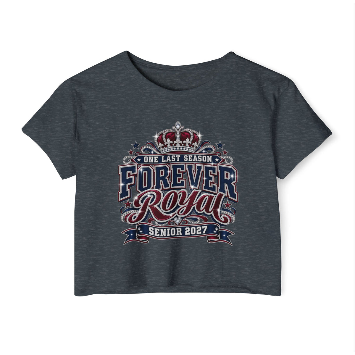 Forever Royal Senior 2027 Crop Top
