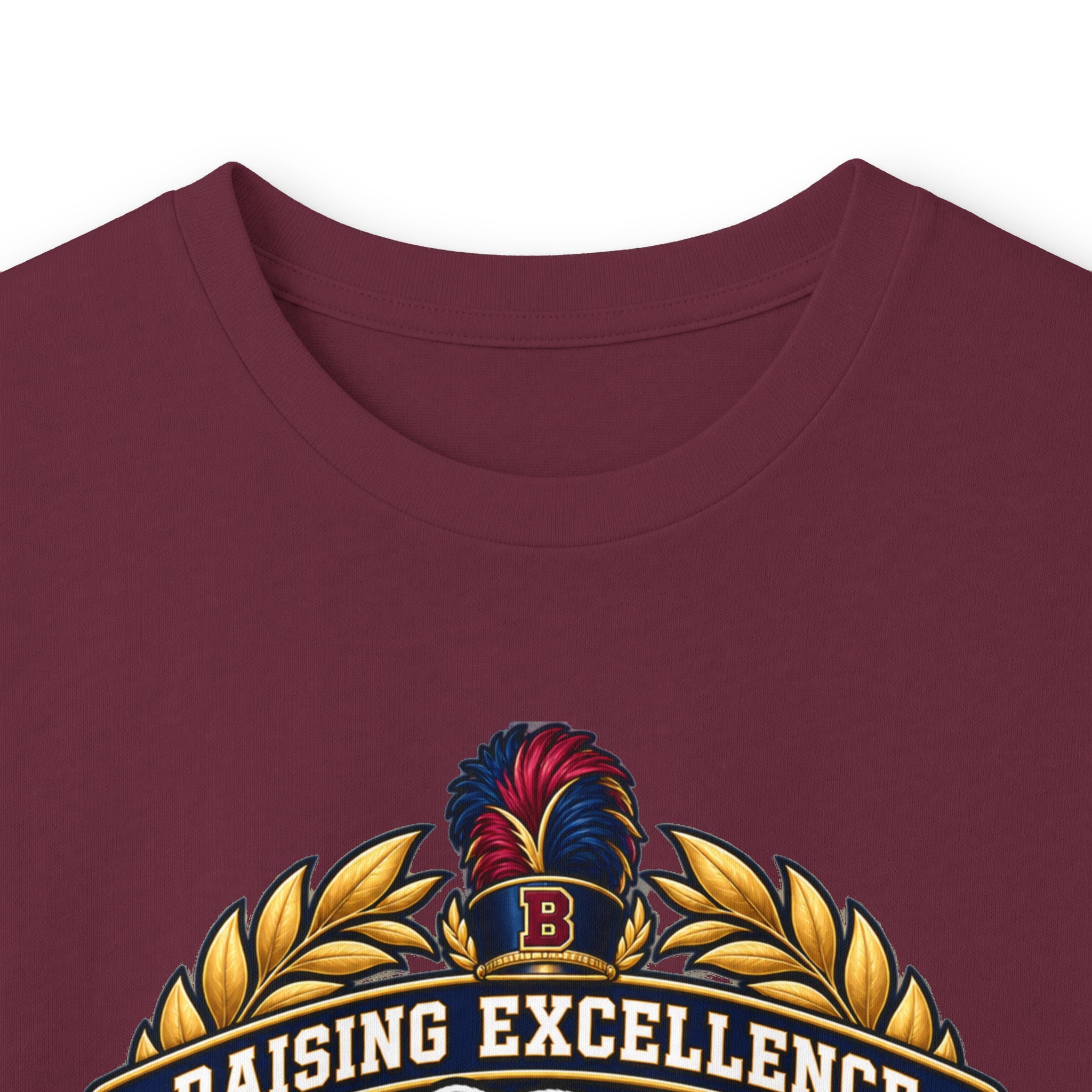 Bulldog Racing Mom Long Sleeve Tee — 'Raising Excellence' Vintage Crest