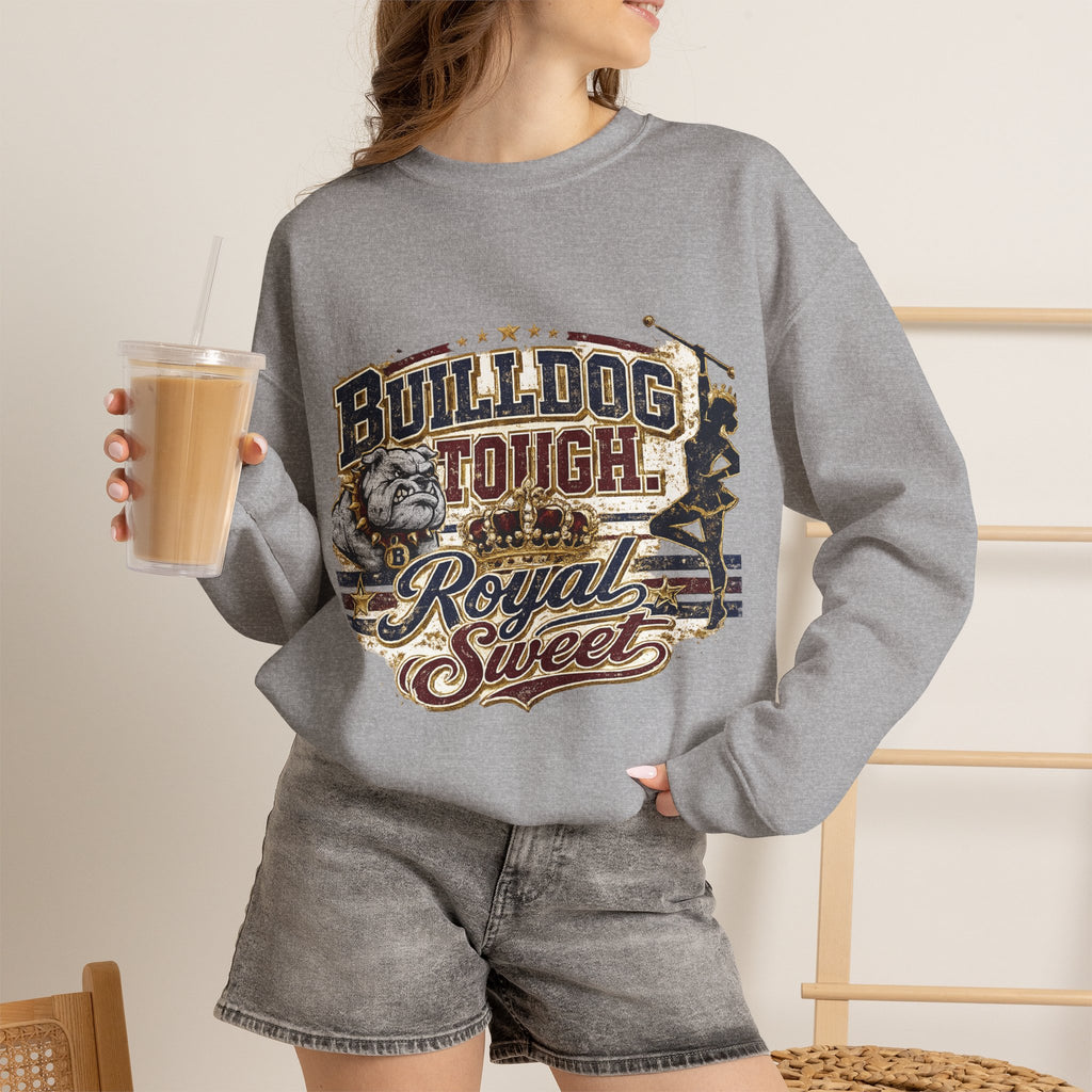 Bulldog Tough "Royal Sweet" Crewneck Sweatshirt