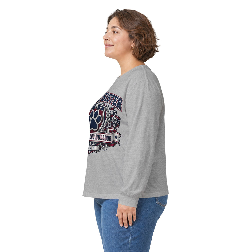 Proud Sister of a Marching Bulldog Long Sleeve Tee