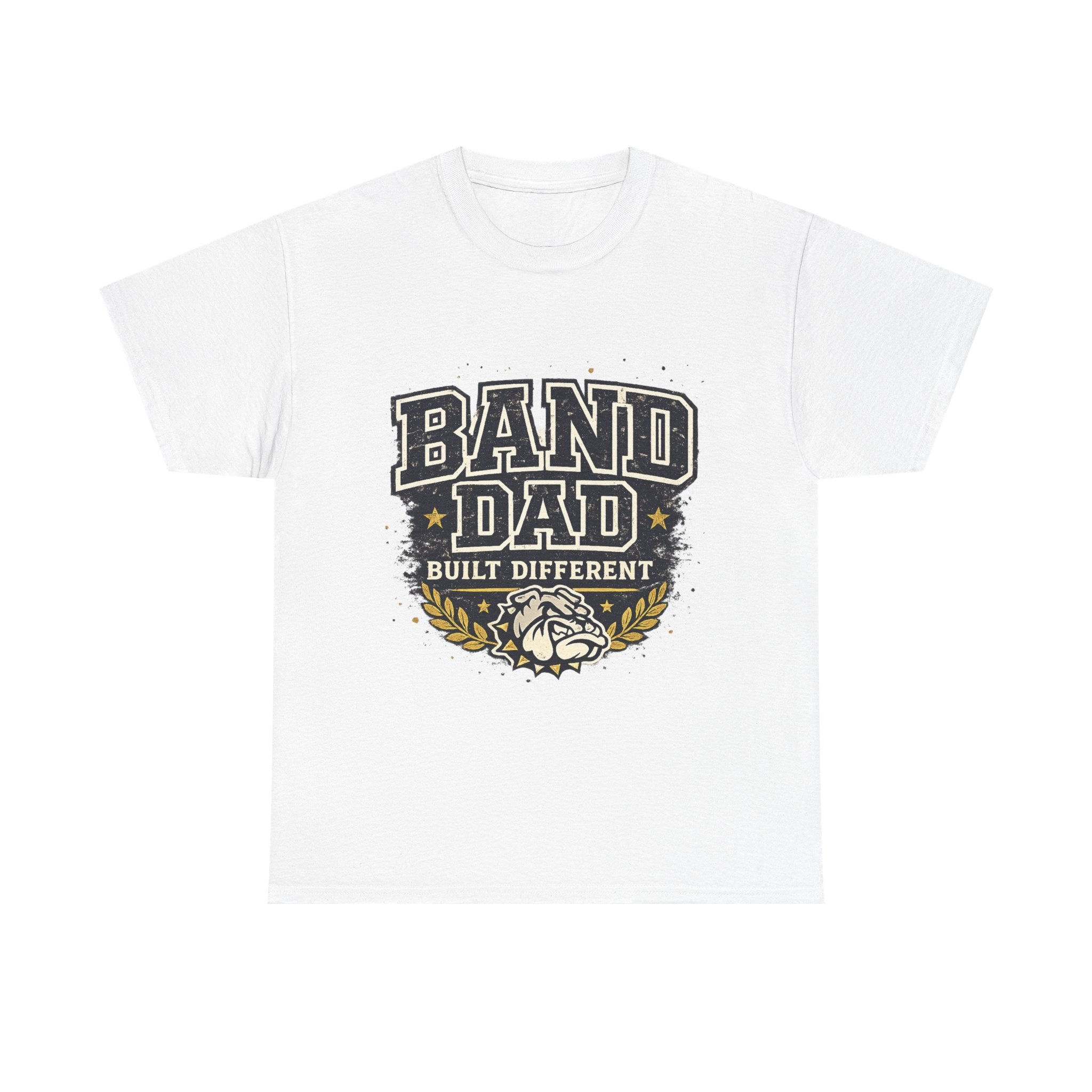 Band Dad T-Shirt "Built Different" – Proud Marching Band Dad Tee