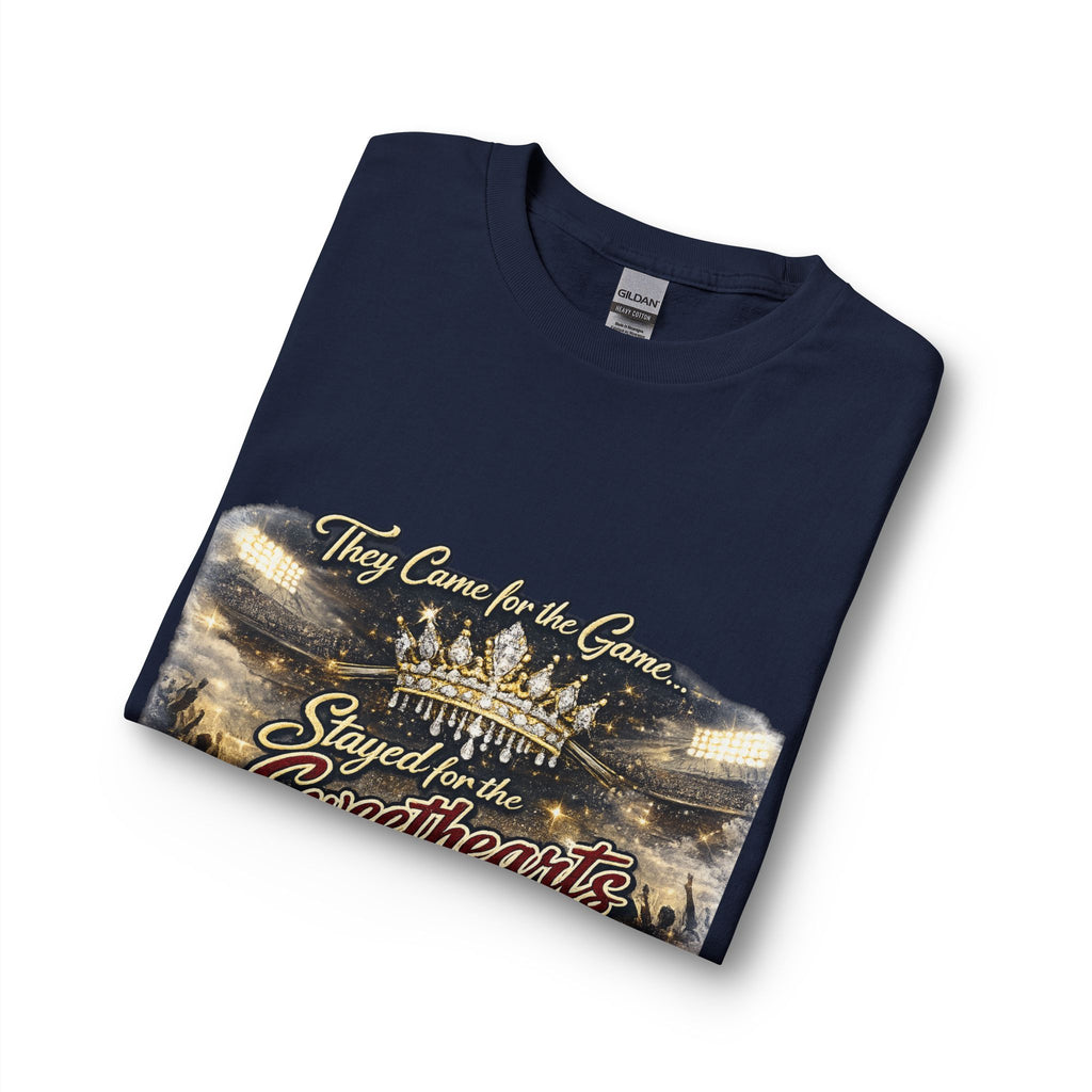 Stayed for the Sweethearts Long Sleeve Tee — 'They Came for the Game, Stayed for the Sweethearts' Stadium Shirt