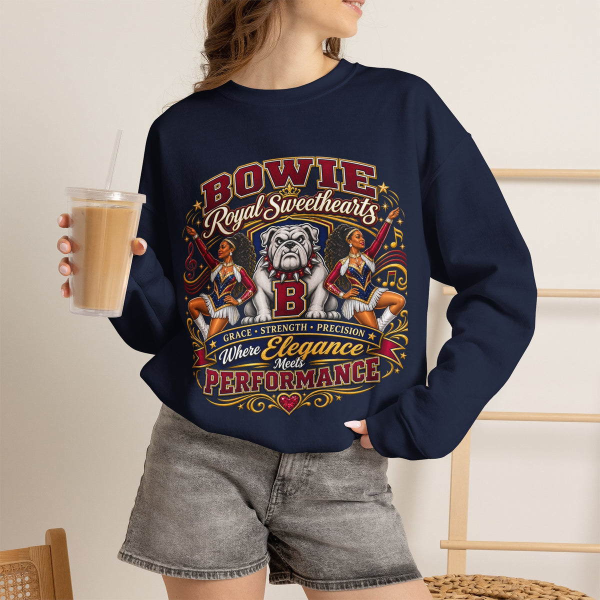 Bowie Royal Sweethearts Crewneck Sweatshirt