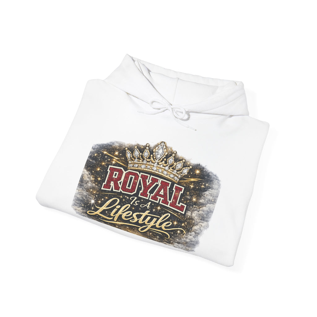 Royal Lifestyle Hoodie - Crown Graphic Pullover for Regal Streetwear