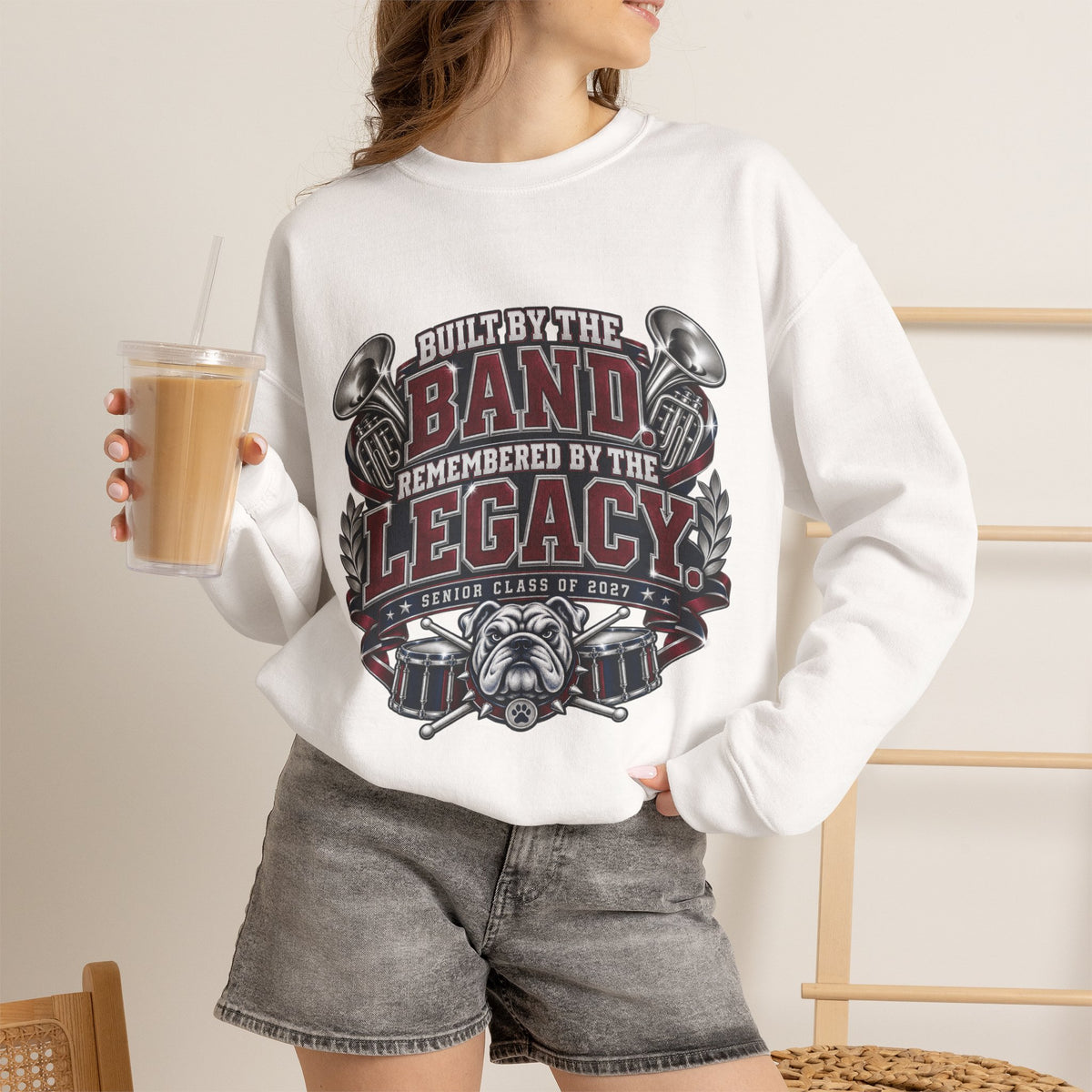Band Legacy Crewneck Sweatshirt — "Built by the Band, Remembered by the Legacy"