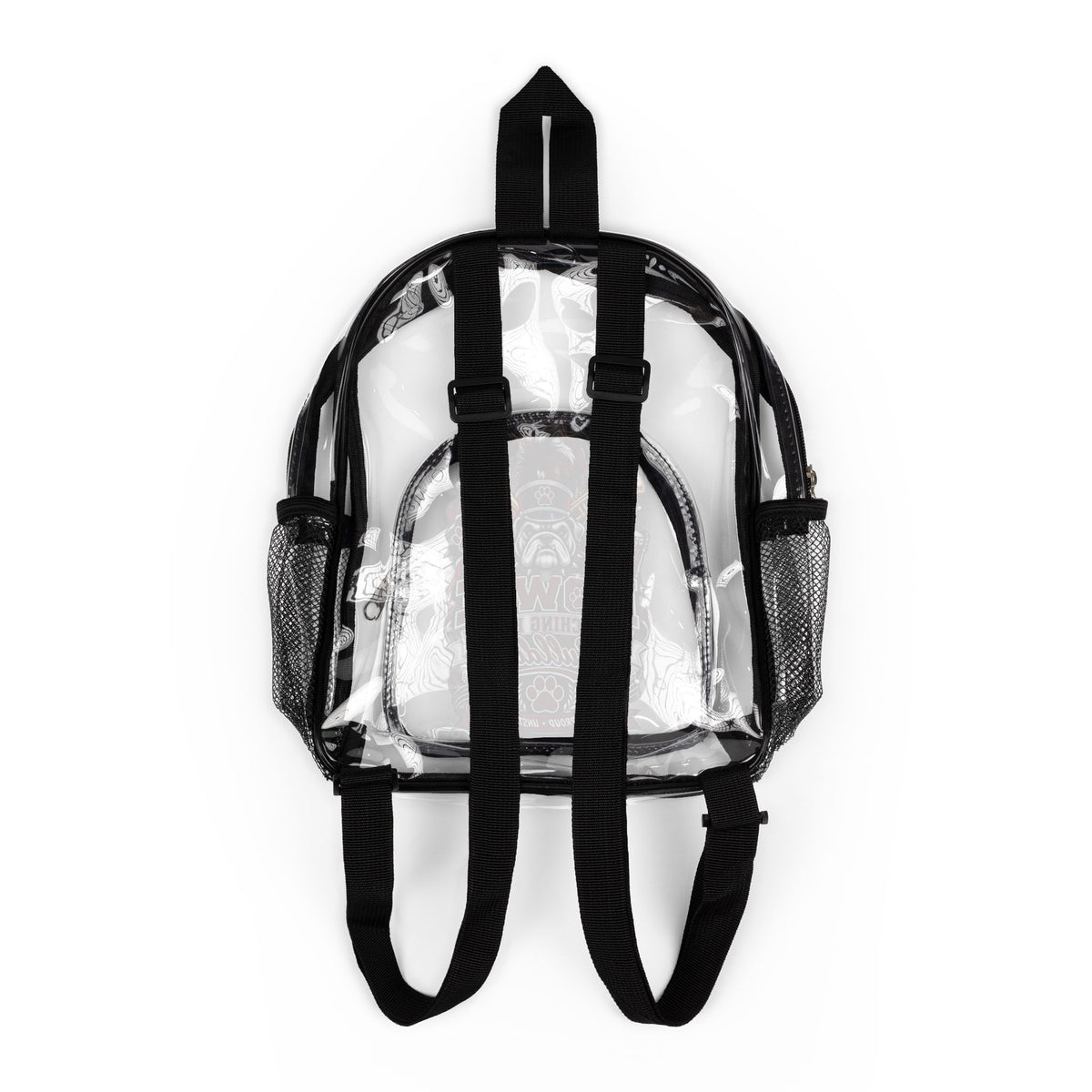 Clear Stadium Backpack with Front Pocket – See-Through Security Bag for Events & School