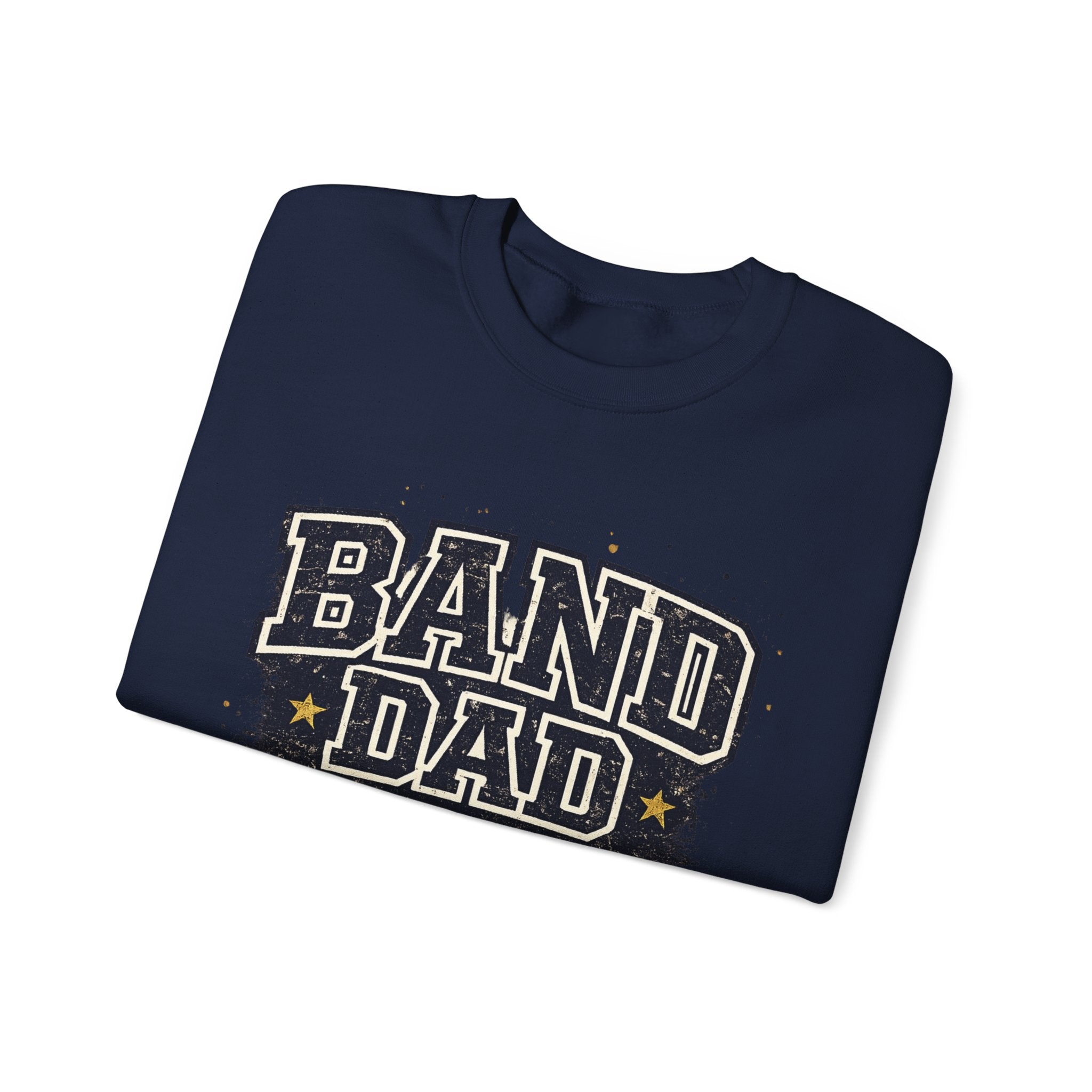 Band Dad Crewneck Sweatshirt — "Built Different" Proud Band Dad Pullover