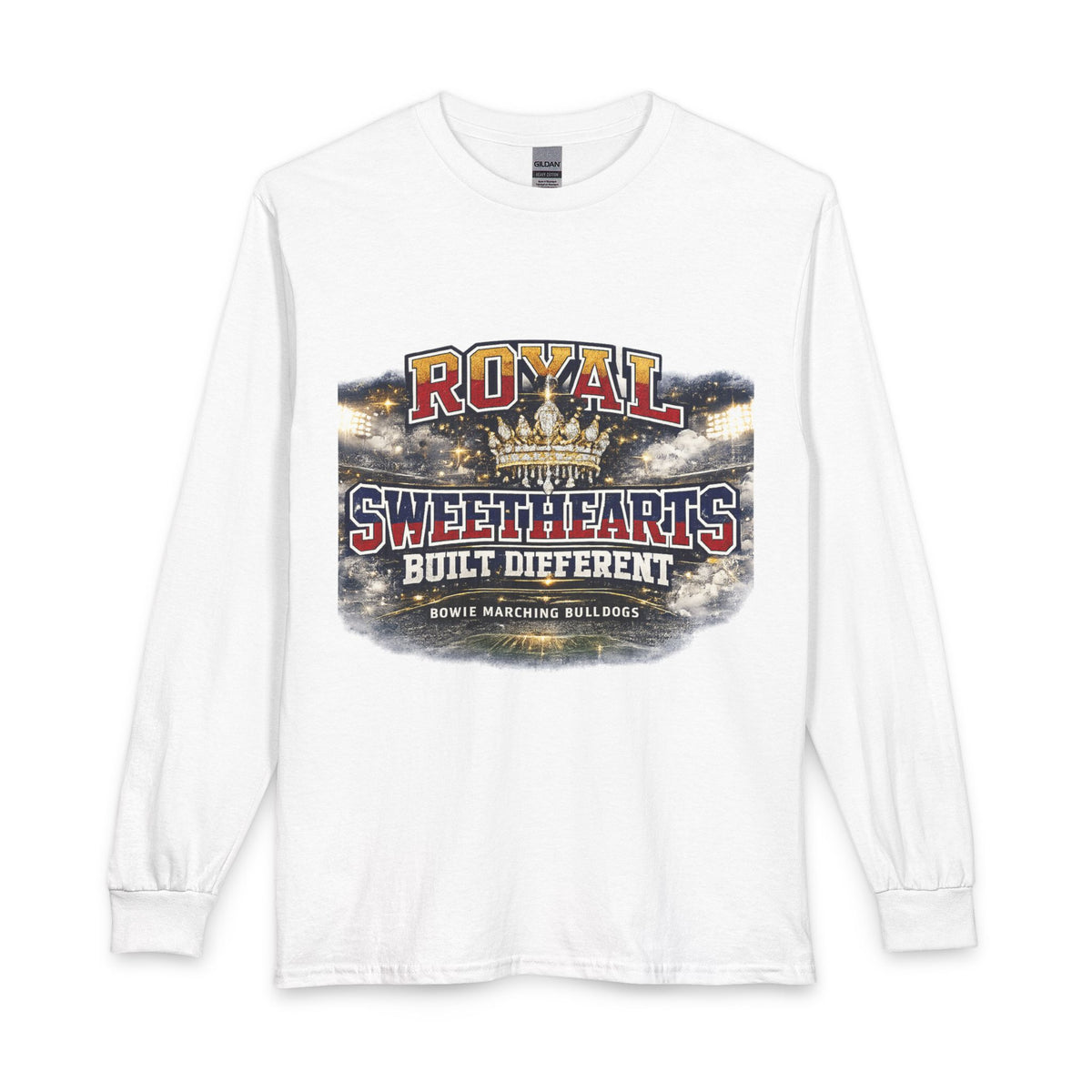 Royal Sweethearts Long Sleeve Shirt — "Built Different" Graphic