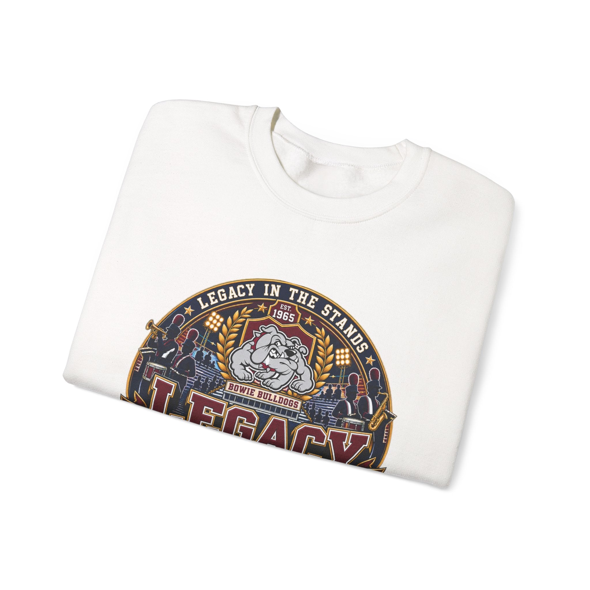 Legacy Band Uncle Crewneck Sweatshirt — Proud Band Uncle Graphic