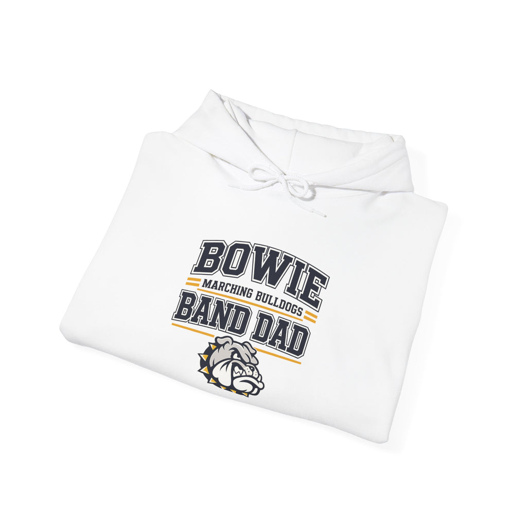 Bowie Marching Bulldogs “Band Dad” Hoodie — School Spirit Sweatshirt