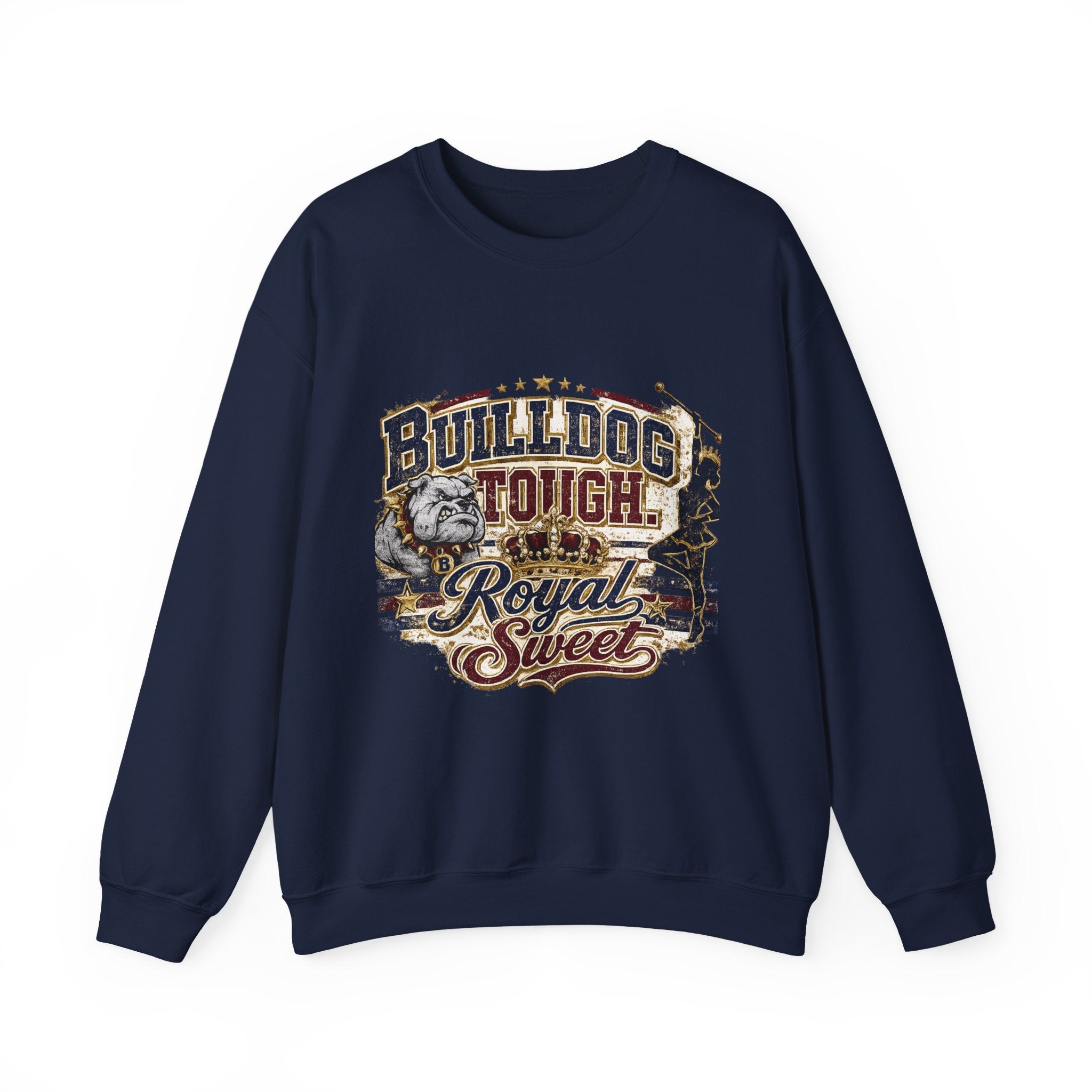 Bulldog Tough "Royal Sweet" Crewneck Sweatshirt