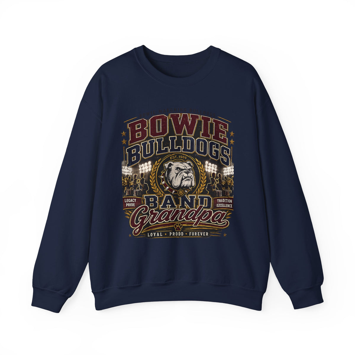 Bulldogs Band Grandpa Sweatshirt