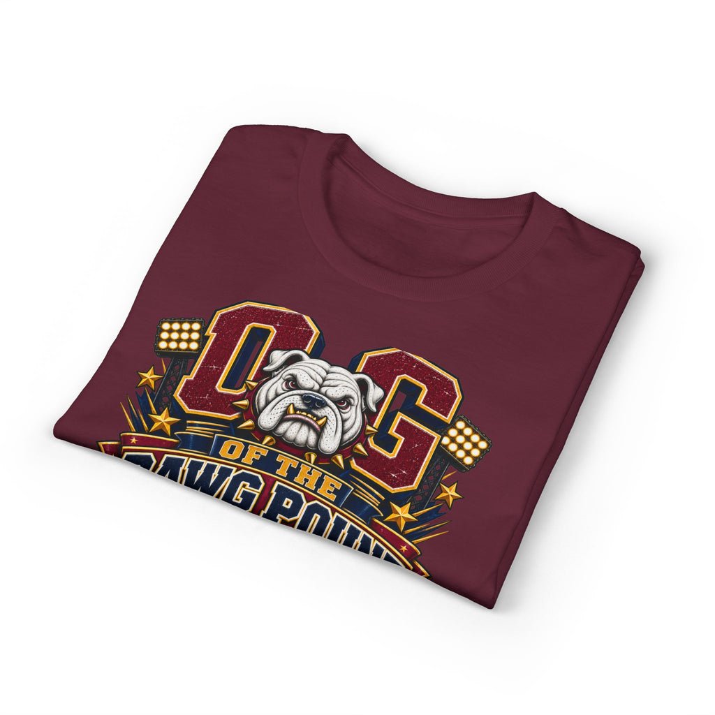 Dog of the Dawg Pound T-Shirt — Drumline Grandpa Bulldog Football Tee