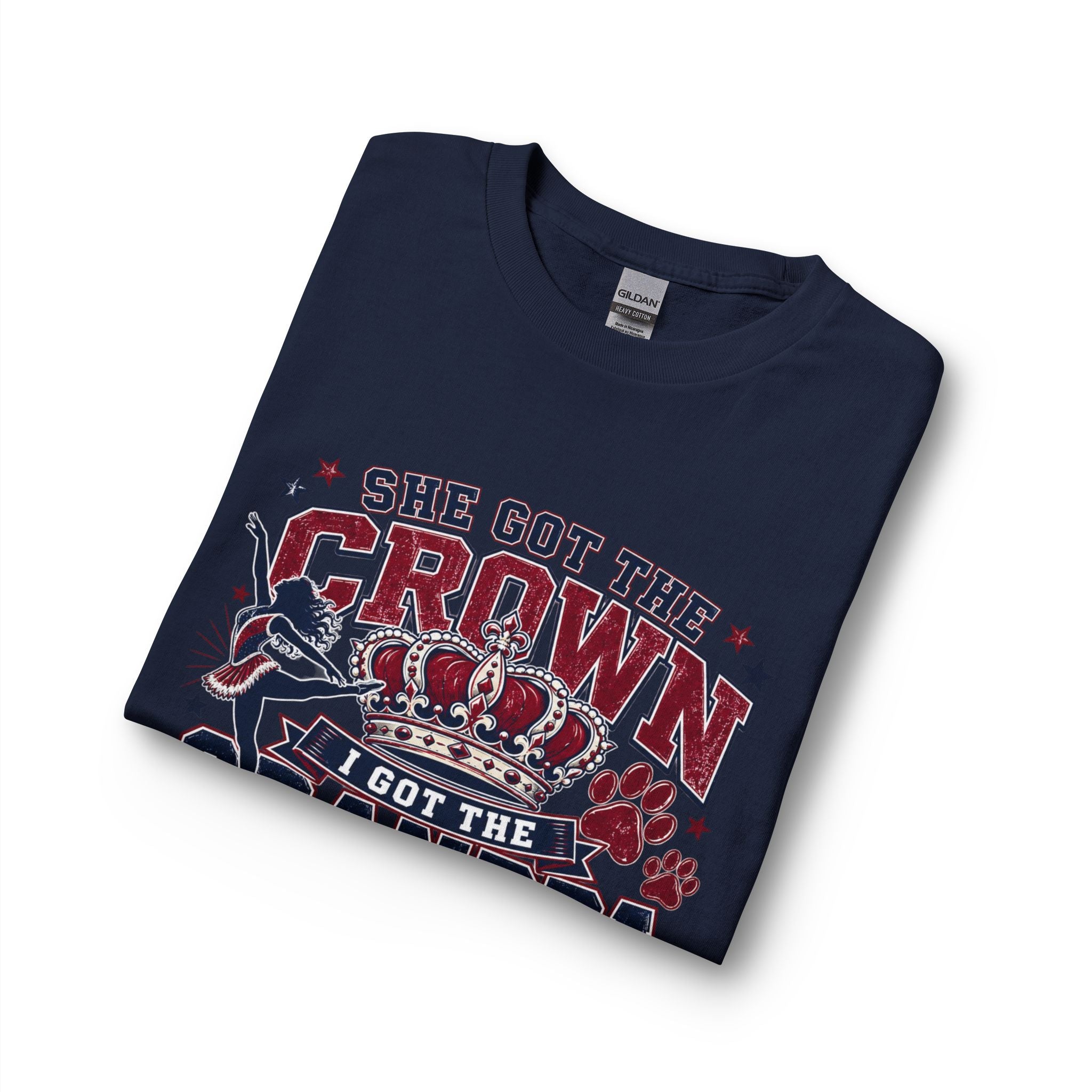 She Got the Crown, I Got the Grandpa Title Long Sleeve Shirt