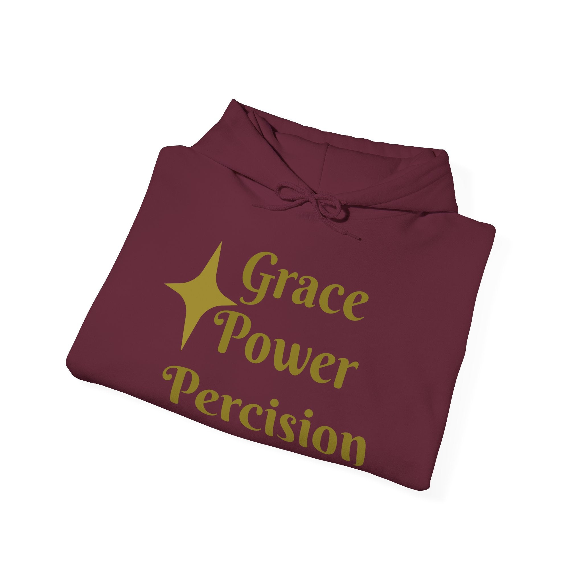 Pressure Makes Queens Hoodie — Grace Power Precision Graphic Pullover