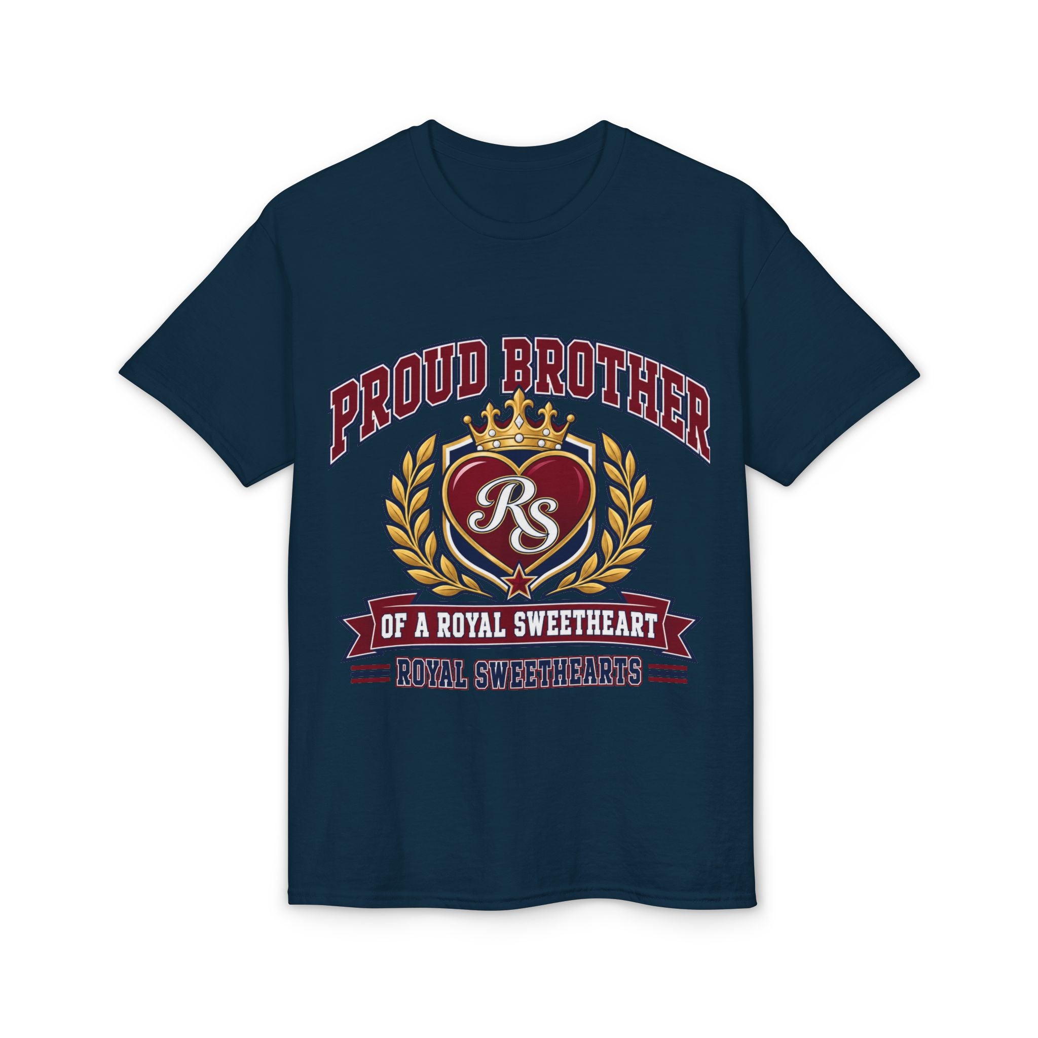 Proud Brother T-Shirt – "Proud Brother of a Royal Sweetheart" Crest Tee
