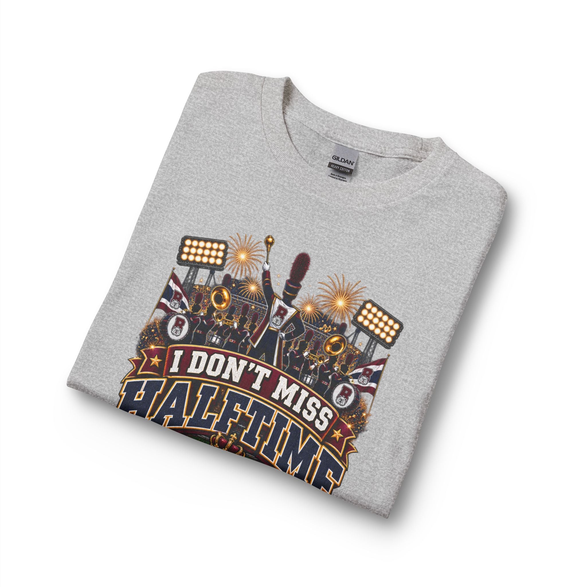 Bulldog Grandma Football Long Sleeve — “I Don’t Miss Halftime” Fan Tee