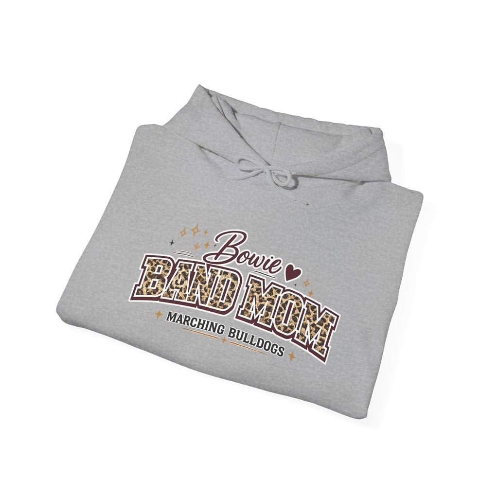 Bowie Band Mom Hoodie – Marching Bulldogs Support Crew Sweatshirt