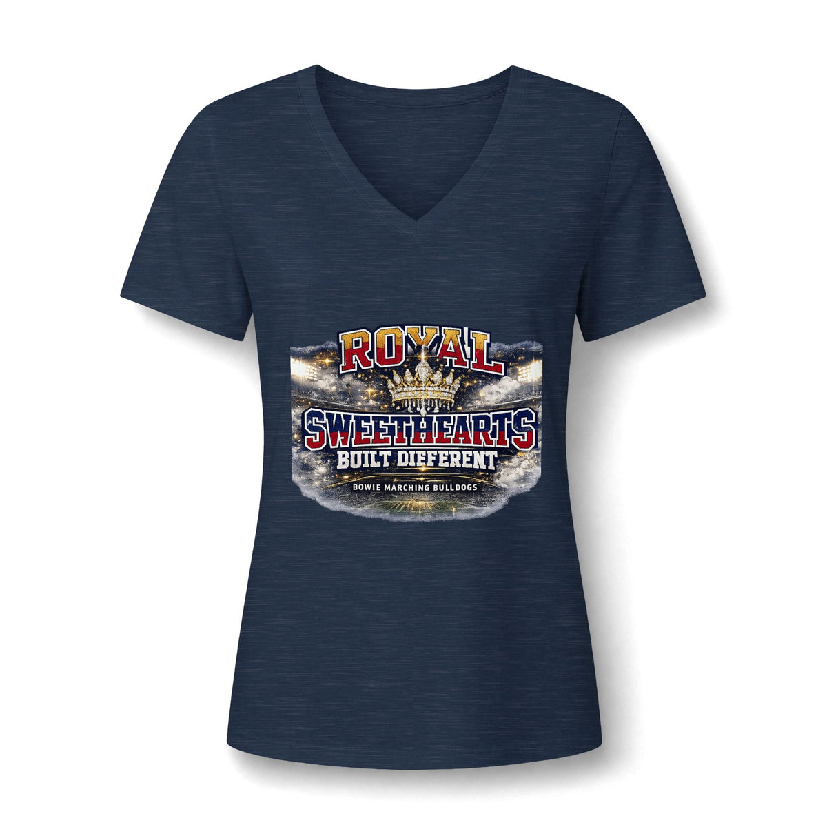 Royal Sweethearts V-Neck Tee — Built Different Vintage Graphic