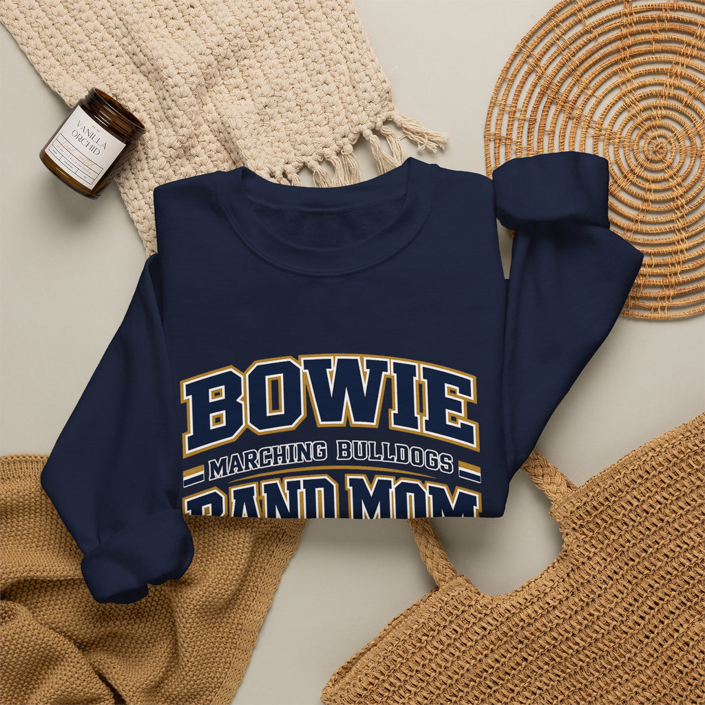 Bowie Bulldogs Mom Crew Neck Sweatshirt