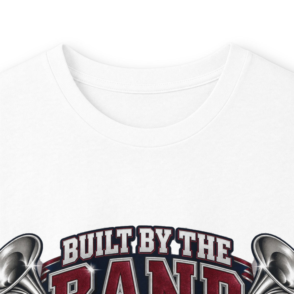 Long Sleeve Tee - "Built by the Band, Remembered by the Legacy" Rock Drum & Horn Graphic