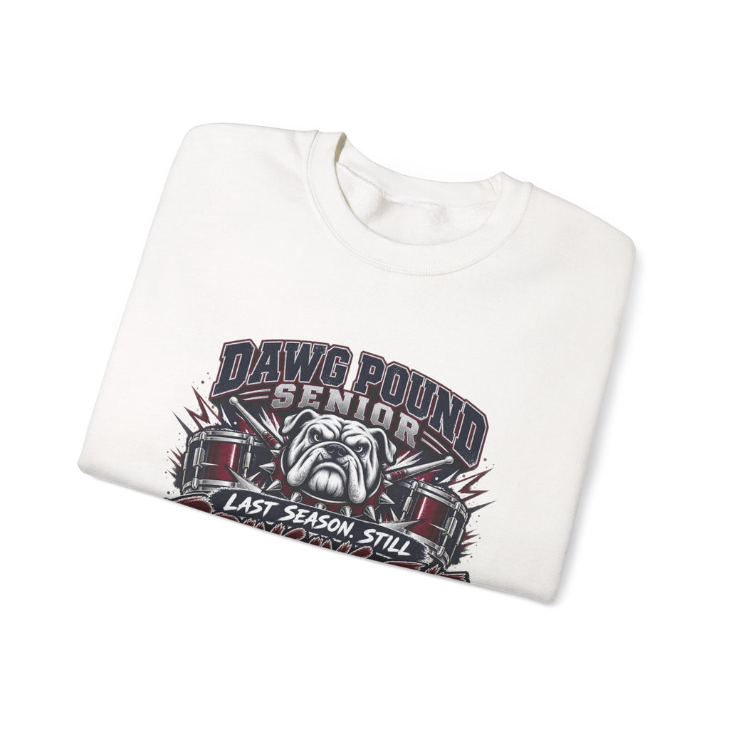 Senior Dawg Pound Crewneck Sweatshirt — "Last Season Still Bringing the Boom" Class of 2023
