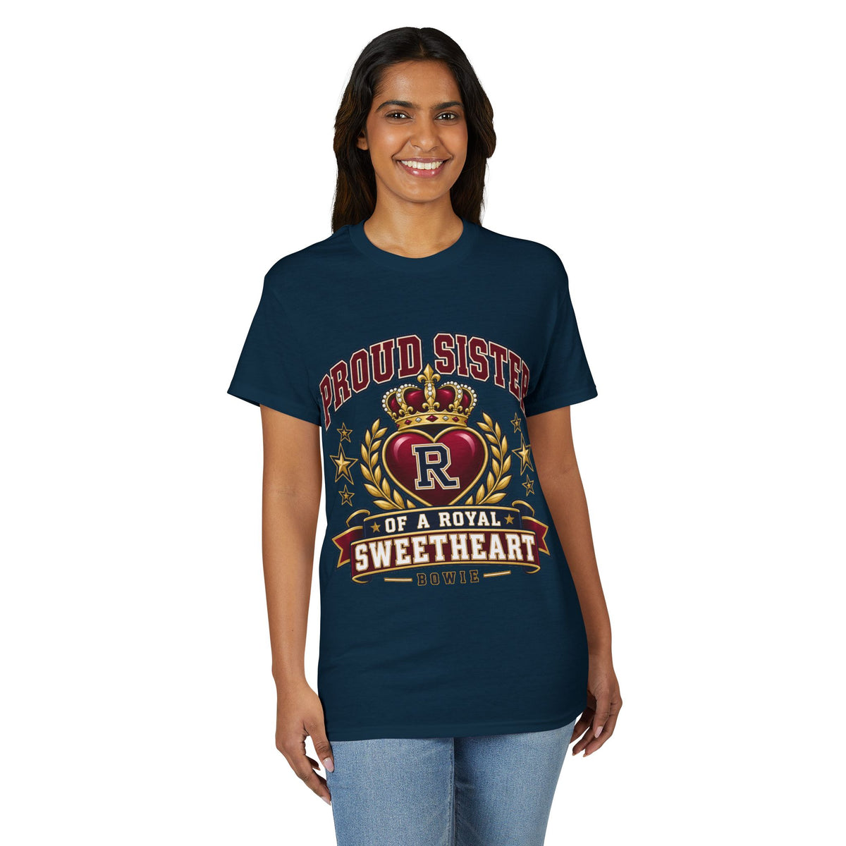 Proud Sister of a Royal Sweetheart T-Shirt — Family Tribute Tee