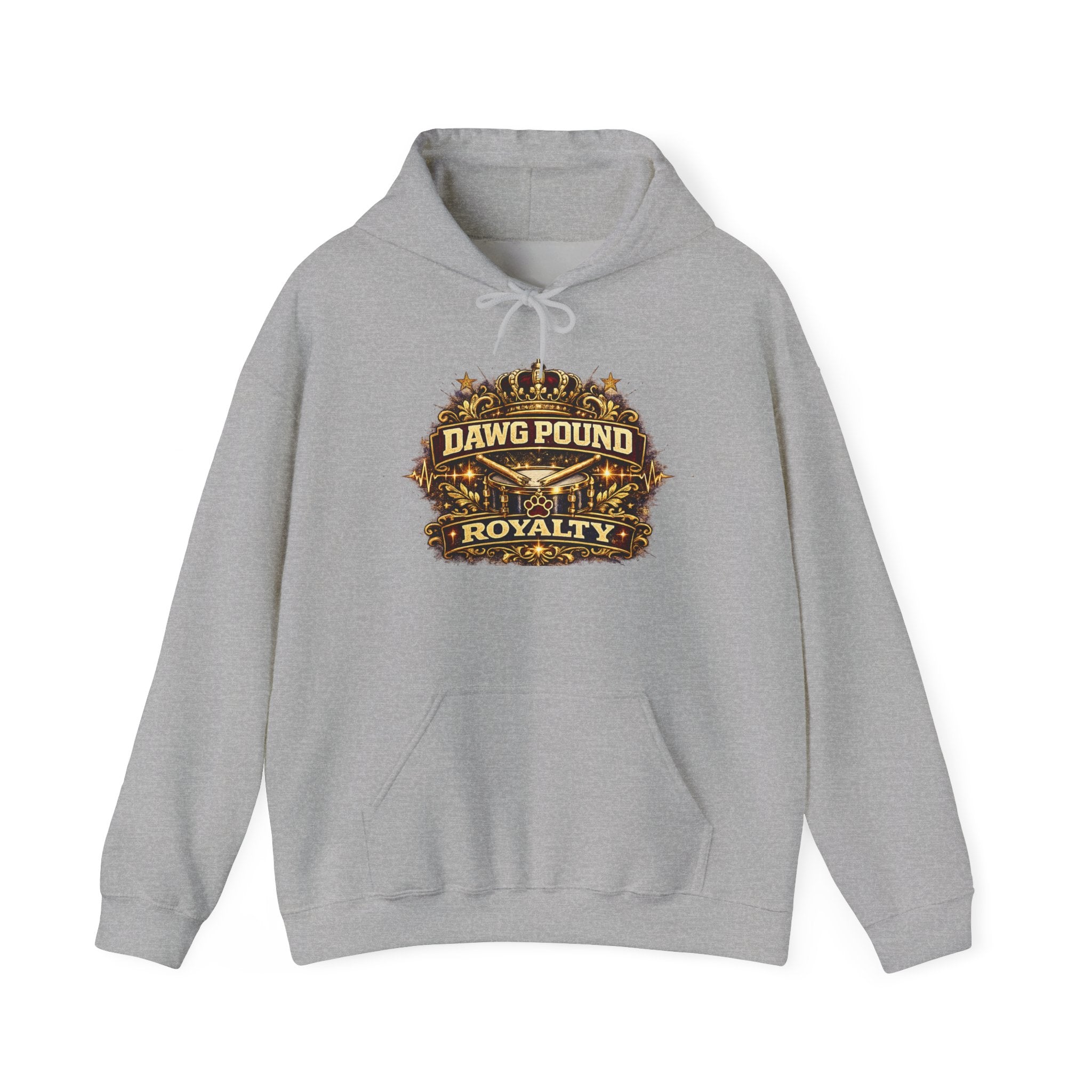Dawg Pound Royalty Hoodie — Vintage Football Fan Pullover