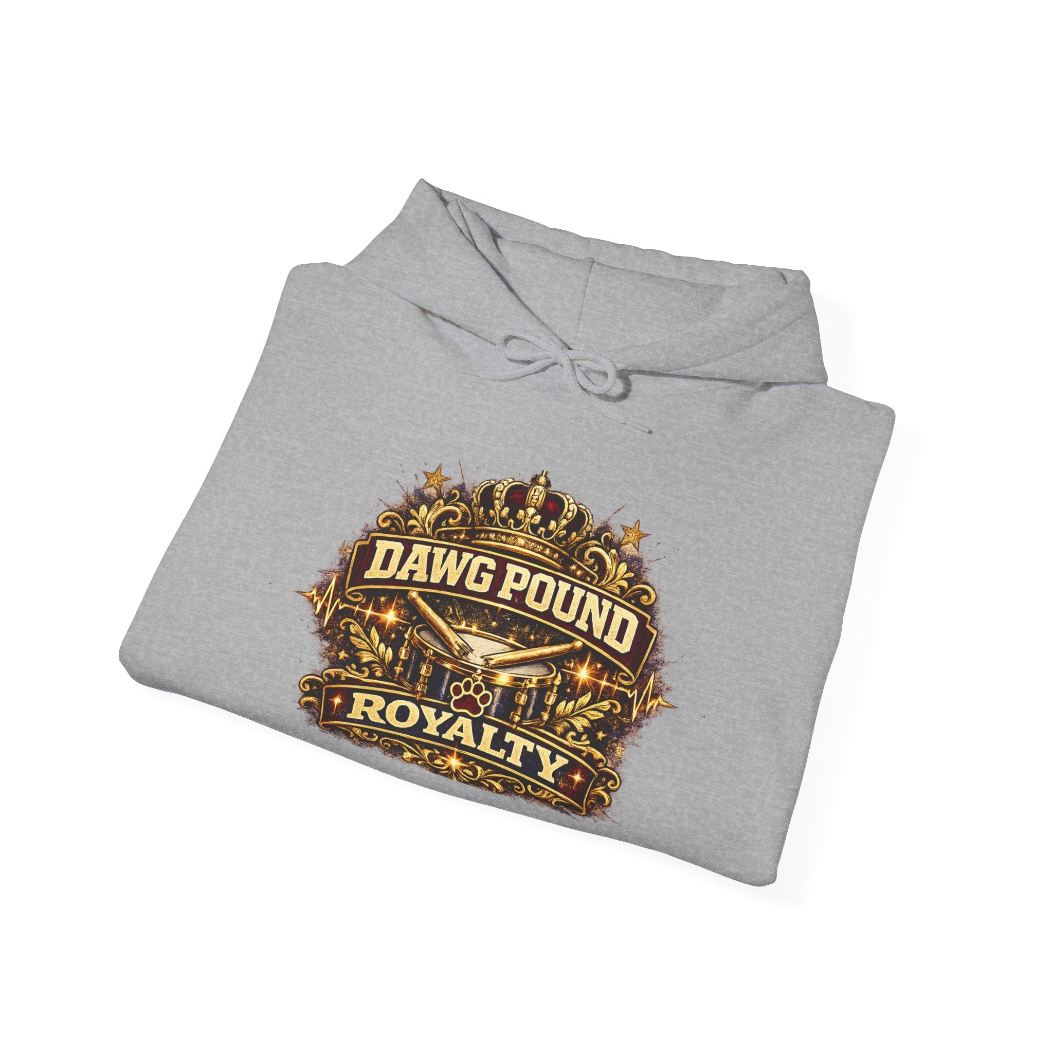 Dawg Pound Royalty Hoodie — Vintage Football Fan Pullover